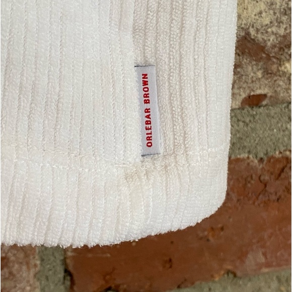 Orlebar Brown Cotton Terry Polo Shirt Large - Picture 2 of 7